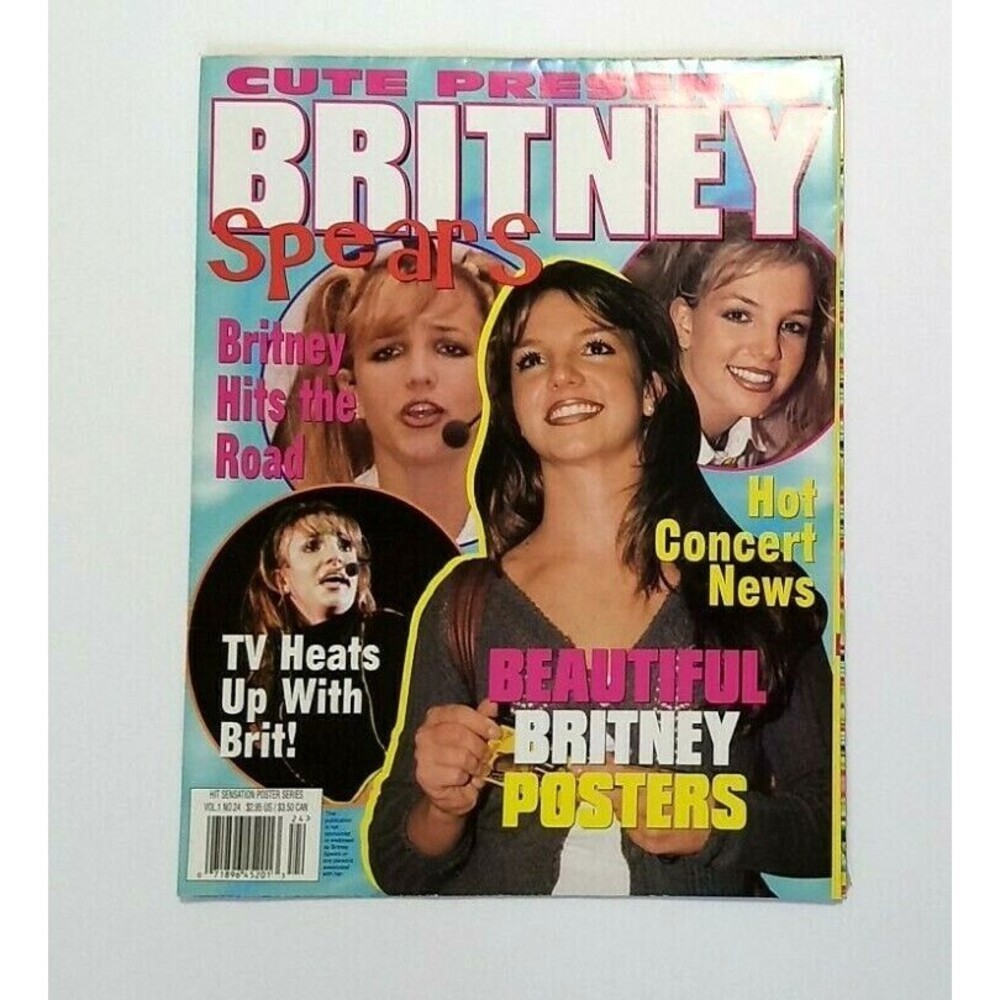 Cute Presents Britney Spears Hit Sensation Poster Series Magazine Vol 1 No 24